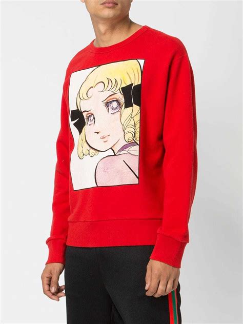 gucci anime sweater|gucci velour sweatsuit.